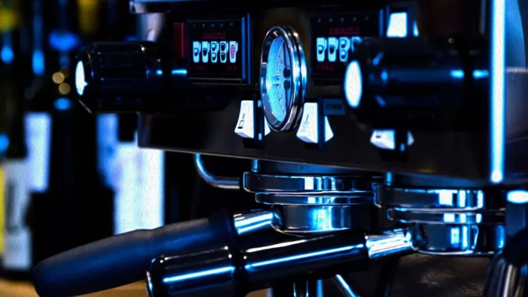 A thermal fuse clamped against the boiler inside an espresso machine