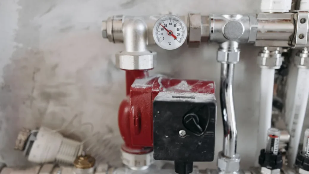 Limescale buildup inside a neglected espresso boiler